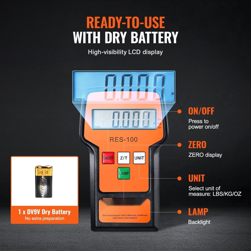 Elektroninen digitaalinen kylmäainevaaka 99,8 kg kapasiteetti 5 g tarkkuus taustavalaistu näyttö