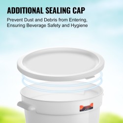 Juoma-annostelija yksitoista litraa kaksipakkaus polypropeeni ja polykarbonaatti tippumaton hana