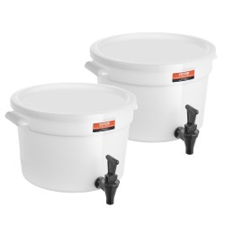 Juoma-annostelija yksitoista litraa kaksipakkaus polypropeeni ja polykarbonaatti tippumaton hana