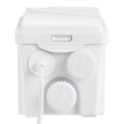 Silppuri jätevesipumppu 350 W 6000 l h 7 m nostokorkeus 3 sisääntuloa antibakteerinen säiliö