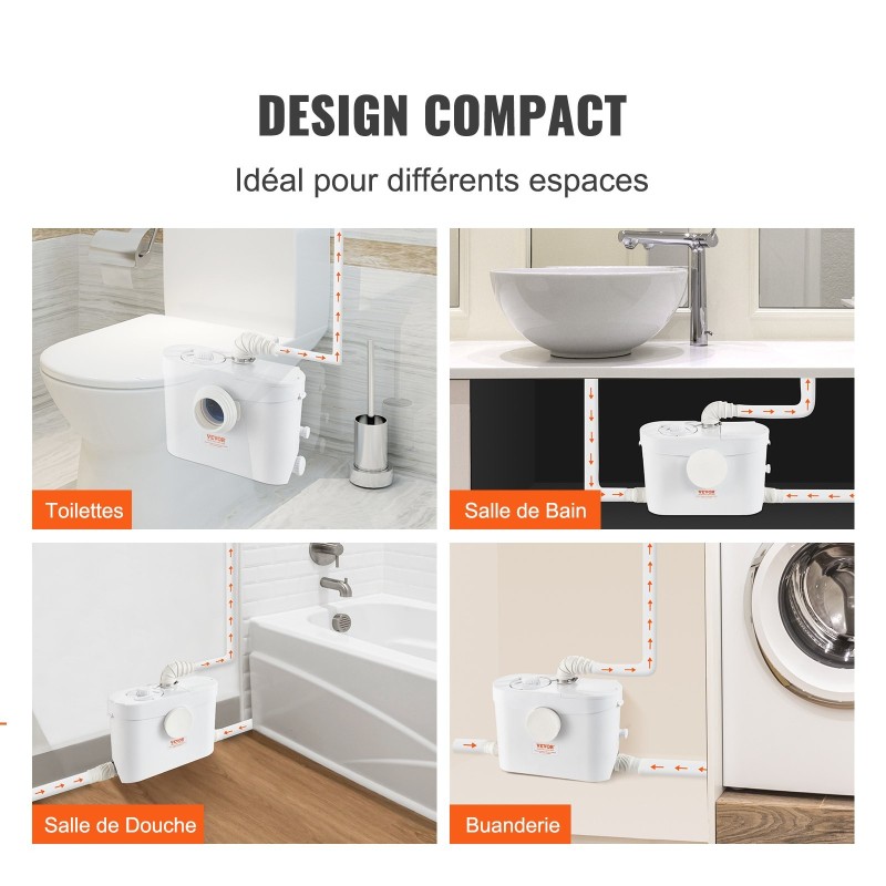 Pilppupumppu 700 wattia kuparimoottorilla 9600 l/h 10 m nostokorkeus 3 sisääntuloa