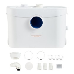 Pilppupumppu 700 wattia kuparimoottorilla 9600 l/h 10 m nostokorkeus 3 sisääntuloa