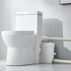 Murskaava jätevesipumppu 900 wattia 4 tuloaukkoa 180 litraa minuutissa 12 metrin nostokorkeus