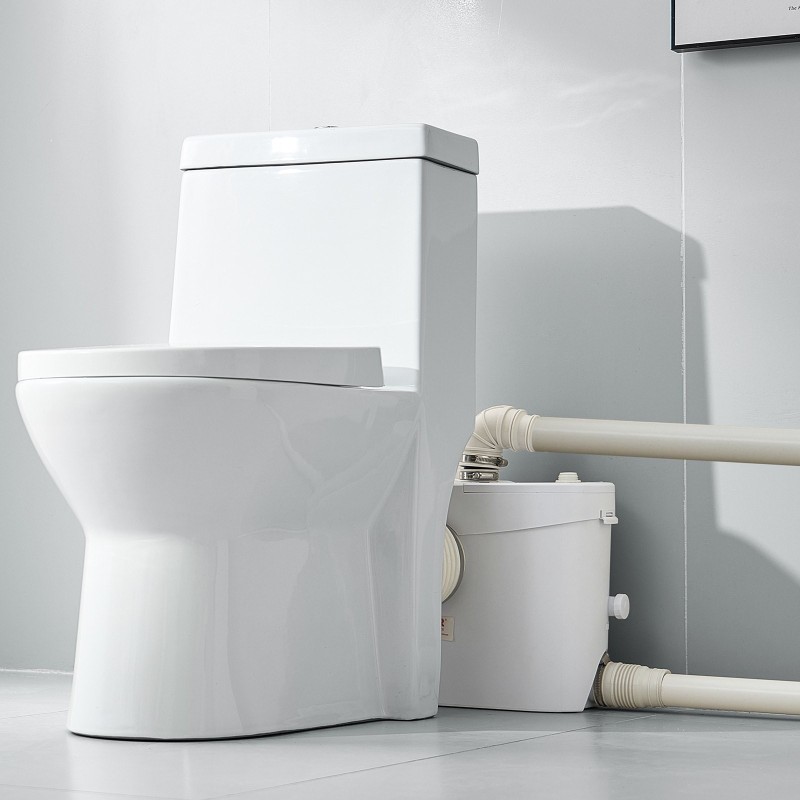 Murskaava jätevesipumppu 900 wattia 4 tuloaukkoa 180 litraa minuutissa 12 metrin nostokorkeus