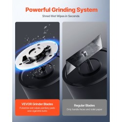 Jätevesimurskapumppu 1200W 180 l/min 10 m 4 tuloliitäntää wc ja pesutiloihin