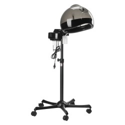 Hiushöyrystin polypropeenimuovi 300 mm kupu 2 höyrytasoa ionitila ajastin säädettävä korkeus