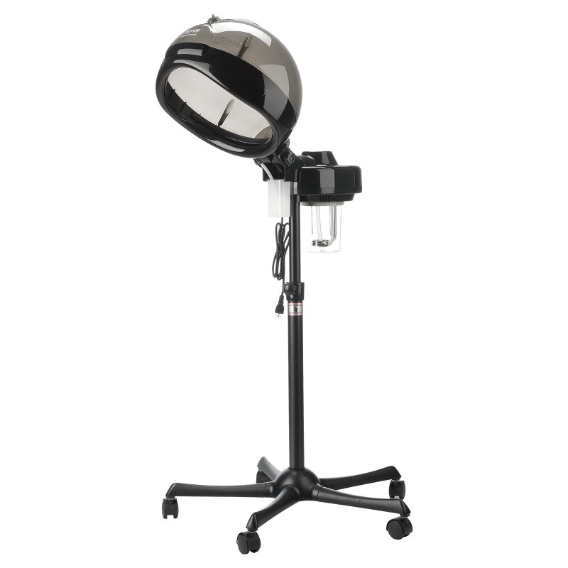 Hiushöyrystin polypropeenimuovi 300 mm kupu 2 höyrytasoa ionitila ajastin säädettävä korkeus