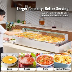 Sähköinen ruoankuumennin kaksitoista astiaa ruostumatonta terästä lasikannella säädettävällä lämpötilalla