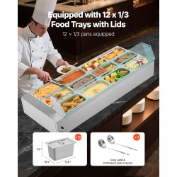 Sähköinen 12-astiallinen vesihaudelämmitin 1700 watin teho ruostumatonta terästä lasikannella pöytämallinen