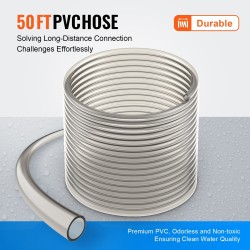 Akvaarion soranpuhdistaja vedenvaihtoon PVC-letku 15,2 m 3 messinkistä sovitinta