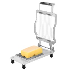 Juusto- ja leipäleikkuri 0,2 tuuman viipaleille alumiiniseosrunko 316 ruostumatonta terästä