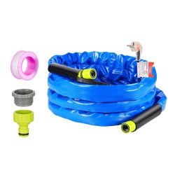 Lämmitettävä juomavesiletku PVC 4,6 m 5/8 tuuman sisähalkaisija itseään säätelevä -42,7°C pakkassuoja