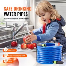 Lämmitettävä vesiletku 15,2 metriä sisähalkaisija 5/8 tuumaa juomavedelle pakkaskestävä -42,7 °C