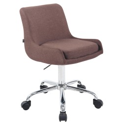 Moderni säädettävä työtuoli pyörillä ja selkänojalla