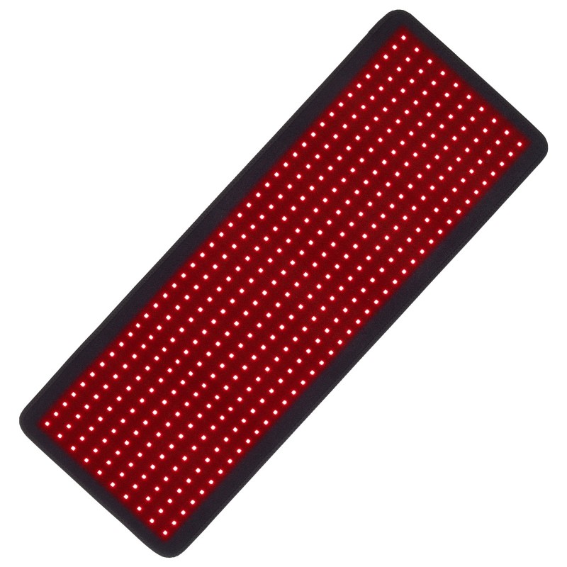 Punavaloterapia-alusta 400 LED-valoa 660/850 nanometriä taipuisa 815×310 millimetriä