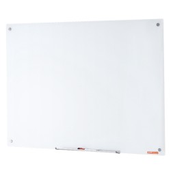 Magneettinen kehyksetön karkaistu lasitaulu 1200x800 mm valkoinen