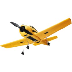 RC-harjoituskone EPP-runko 38 cm siipiväli 2.4GHz 4-kanavainen 6-akselinen gyroskooppivakain 2x500mAh akuilla