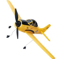 RC-harjoituskone EPP-runko 38 cm siipiväli 2.4GHz 4-kanavainen 6-akselinen gyroskooppivakain 2x500mAh akuilla