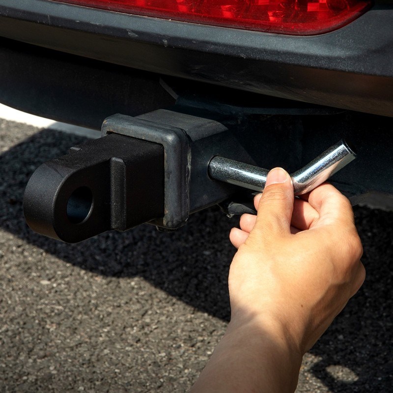 Sakkelikoukku alumiiniseos 6061-T6 2-tuumaisille vastaanottimille lukitustapilla suurin käyttökantavuus 4989 kg