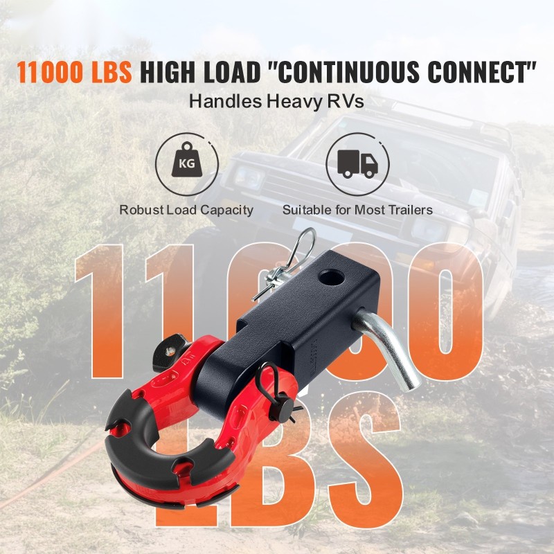 Sakkelivetokoukku 2 tuuman vastaanottimelle hiiliteräs Q235 D-sakkeli mukana