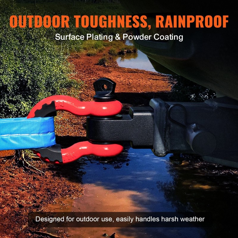 D-sakkeli vetokoukku hiiliteräs sopii 2 tuuman vetopäähän vetotapin lukolla enimmäiskuorma 7710 kg