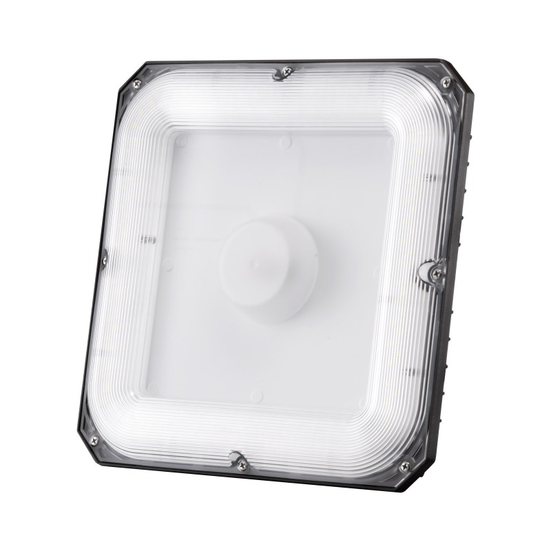 LED-katosvalot 4 kpl 80W 8800 lm 5000K IP65 painevalettu alumiini
