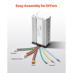 Harjaton moottoripaketti 1800W 48V jalkapoljin kaasukahvasarja sähköpyöriin skoottereihin kartingeihin
