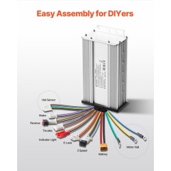 Harjaton tasavirtamoottoripaketti 2000W 60V 4500 r/min XT60-liittimellä sähköpyöriin ja skoottereihin