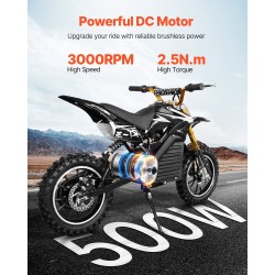 Harjaton moottoripaketti 500W 36V 2,5 N·m nopeudensäätimellä kaasukahvalla