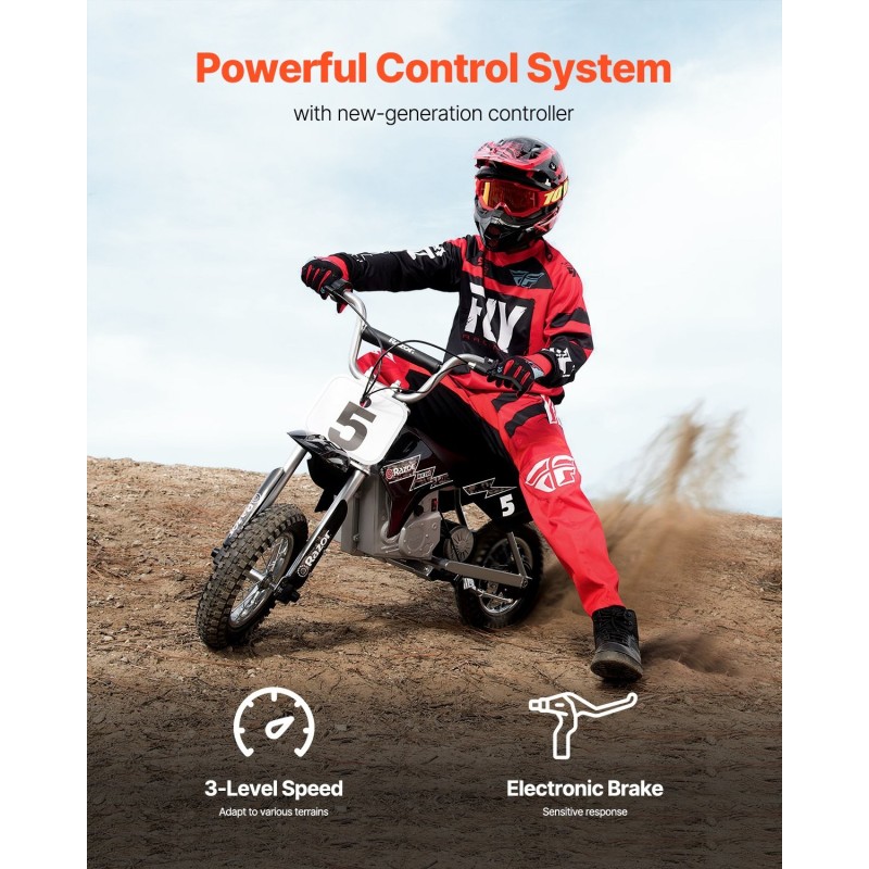 Harjaton moottoripaketti 500W 36V 2,5 N·m nopeudensäätimellä kaasukahvalla