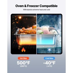 Täysikokoinen GN 1/1 ruostumaton teräs höyryvuoka 145 mm 20,5 l