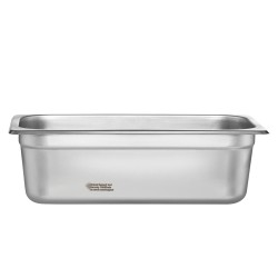 Höyrypöytäastiat ruostumaton teräs 6 kpl 1 3 koko 4 tuumaa ammattikeittiöön