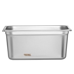 1 3 kokoiset höyrypannut 6 tuumaa syvät 8 kappaletta kansineen ruostumatonta terästä