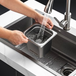 GN-hotelivuokat SUS201-ruostumaton teräs 1/6 GN-koko 6 kpl 6 tuumaa syvät ammattikeittiöille