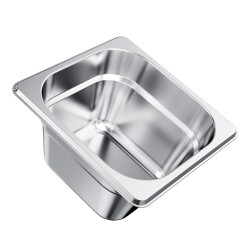 Vuoka 1 6 kokoinen ruostumaton teräs 100 mm 1 7 l 6 kpl