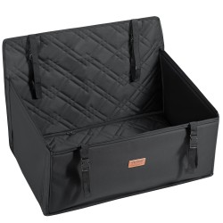 Koiran autosänky auton takaistuimelle vedenpitävä 600D Oxford musta enintään 48.5 paunaa