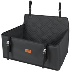 Koiran autosänky auton takaistuimelle vedenpitävä 600D Oxford musta enintään 48.5 paunaa