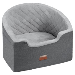 Koiran autopenkki vesitiivis Oxford kangas sienitäytteellä irrotettavalla päällisellä pienille ja keskikokoisille