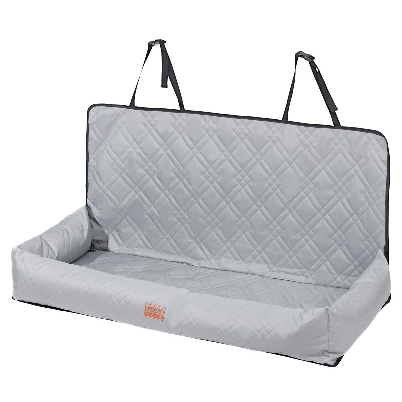 Koiran turvaistuin autoon vedenpitävä kangas PP-puuvillatäyte sopii jopa 100 paunaa harmaa