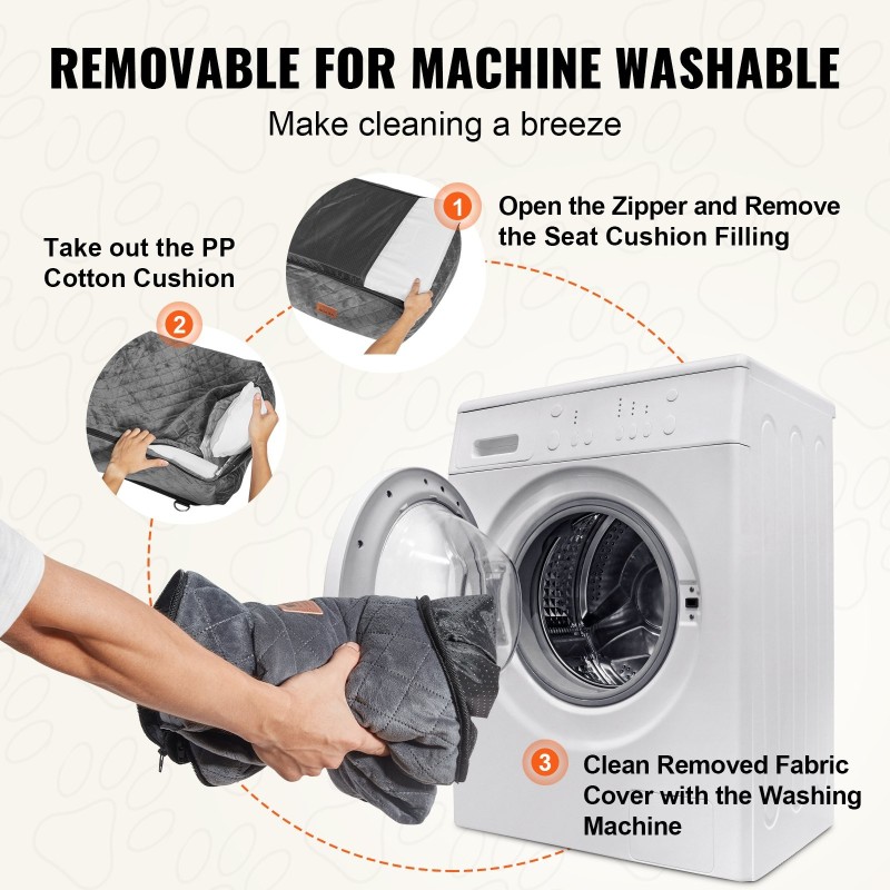 Auton koiranistuin harmaa kristallivelpikangas sienitäyte irrotettava päällinen enintään 18 kg