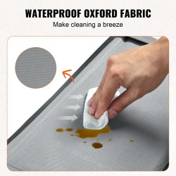 Koiran turvaistuin takapenkille 600D Oxford-kangas harmaa tukevalla rungolla enintään 40 paunaa