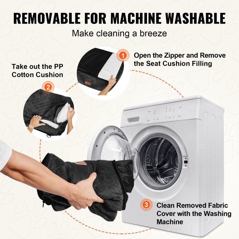 Koiran autopensas musta ultraäänitikattu kristallisametti ja sieni-PP-puuvillatäyte enintään 40 paunaa