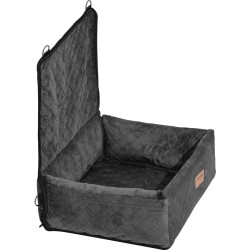 Koiran autopensas musta ultraäänitikattu kristallisametti ja sieni-PP-puuvillatäyte enintään 40 paunaa