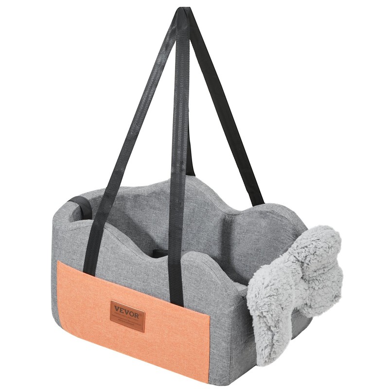 Keskikonsolin koiran istuin tummanharmaa Oxfordin kangas maksimipaino 8 paunaa