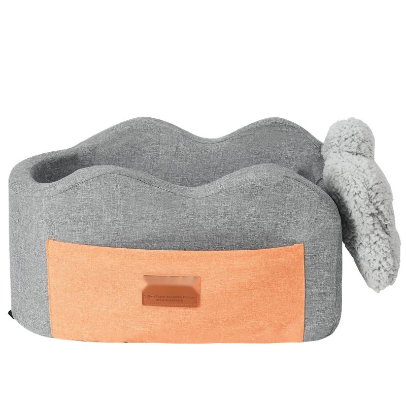 Keskikonsolin koiran istuin tummanharmaa Oxfordin kangas maksimipaino 8 paunaa