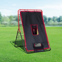 Palautusverkko baseballiin ja softballiin säädettävät kohdealueet teräsrunko 914 x 1372 mm