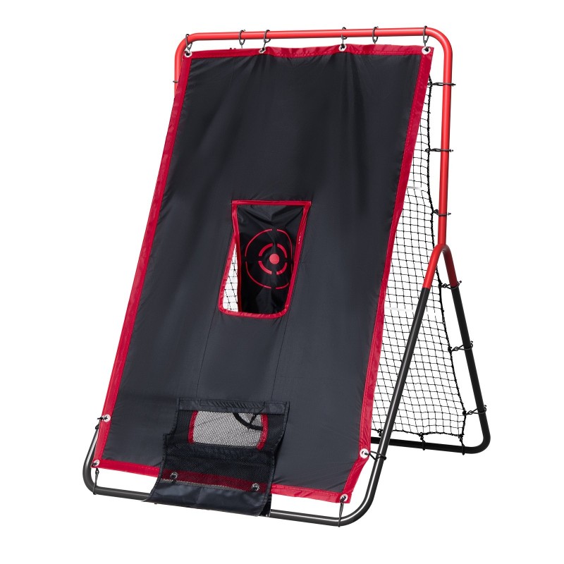 Palautusverkko baseballiin ja softballiin säädettävät kohdealueet teräsrunko 914 x 1372 mm