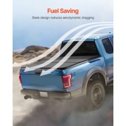 Lavapeite kolmiosainen alumiinilevyillä LED-valolla Toyota Tacoma 60,5 tuuman lavalle