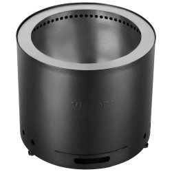 Puupolttoinen savuton tulisija SUS430 ruostumainen sisäosa halkaisija 380 mm irrotettavalla tuhkalaatikolla