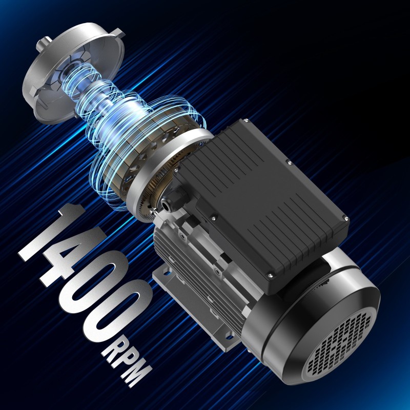 Sähkömoottori 1,5kW 1400r/min 220–240V yksivaiheinen 24mm uritettu akseli B34-asennus